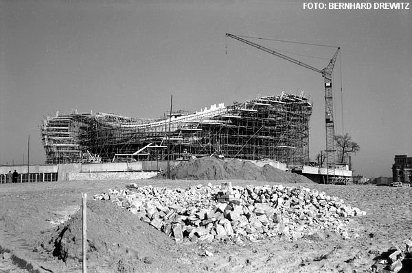 Baustelle Berliner Kongresshalle 1957