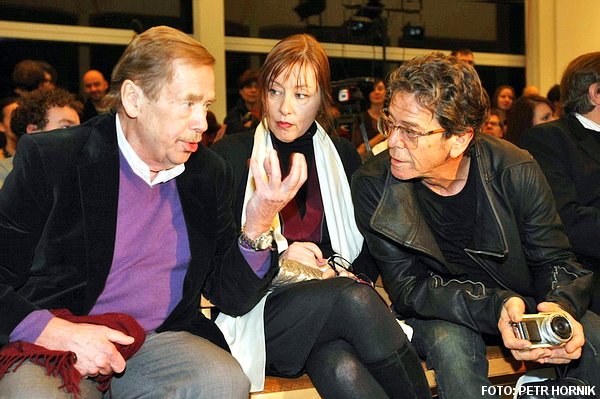 Vaclav Havel, Suzanne Vega und Lou Reed