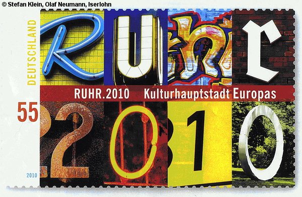 Sonderbriefmarke Ruhr 2010