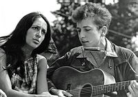 Joan Baez und Bob Dylan 1963