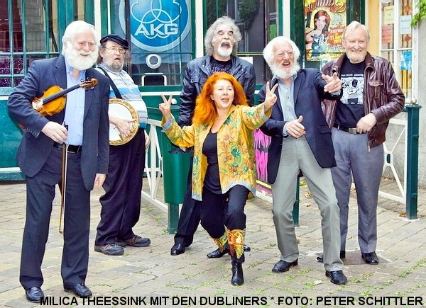 MILICA THEESSINK MIT DEN DUBLINERS * Foto: Peter Schittler