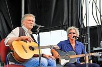 Ein großer Moment voller Wehmut: Guy Clark und Rodney Crowell live in White Sulphur Springs/Montana