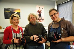 Jessica Sch�nauer, J�rgen Suttner und Udo Schneider * Foto: Ulrich Joosten