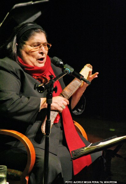 MERCEDES SOSA 2008  * FOTO: AJORGE MEJíA PERALTA, WIKIPEDIA 